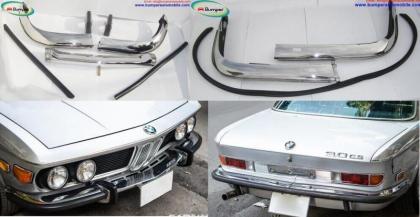 BMW 2800 CS / BMW E9 / BMW 3.0 CS bumper (1968-1975) by stainless steel (BMW 2800 CS Stoßfänger)
