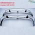 Volvo Amazon USA style (1956-1970) bumpers by stainless steel