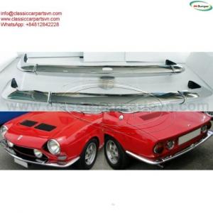 Simca 1200S coupé Bertone (1967-1971) bumpers by stainless steel new
