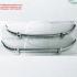Saab 93 (1956-1959) bumpers full set new by stainless steel