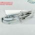 VW Beetle European style (1955-1972) bumpers by stainless steel